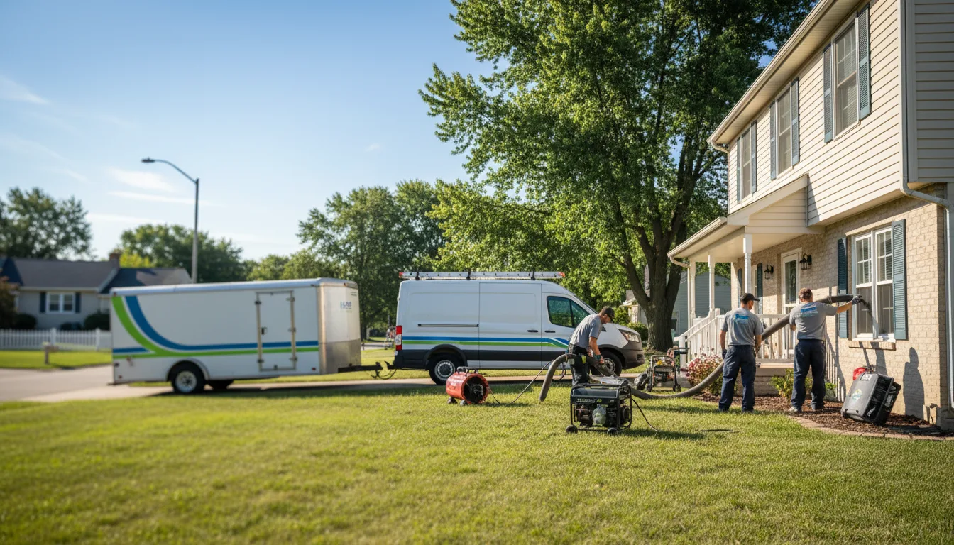 Flooded Basement Restoration And Cleanup With Repair in Upsala, MN near me